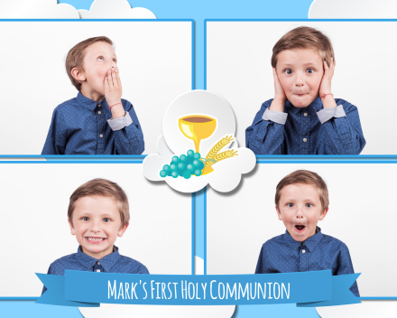 Photobooth voor kinderfeest, lentefeest, communie of babyborrel